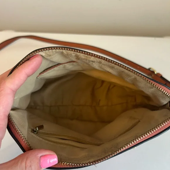 Simply Southern Honey Leather Crossbody Purse Bag Adjustable Strap Small - Picture 9 of 16